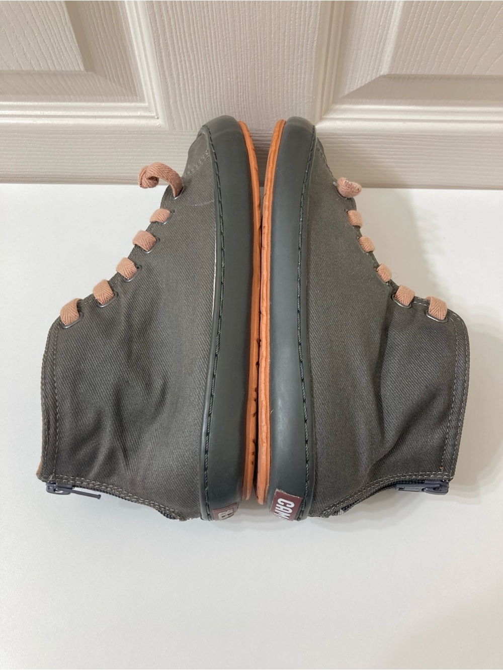 Camper Peu Rumbo Women’s High Top Canvas Sneakers Shoes Size 8 Gorpcore Hiking - Picture 5 of 10